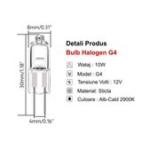 BEC HALOGEN BULB GU4 ,12V - 10W